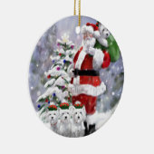 Helpers van de Kerstman Keramisch Ornament (Rechts)