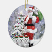 Helpers van de Kerstman Keramisch Ornament (Links)