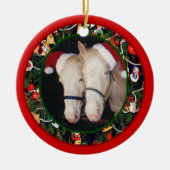 Helpers van de Kerstman Keramisch Ornament (Voorkant)