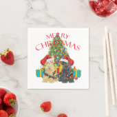 Helpers van de Kerstman Servet (Insitu)