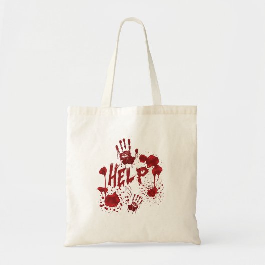Helphandafdruk Halloween Costume Matching Tote Bag (Voorkant)