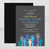 HELPING HANDS FUNDRAISER Veiling Corporate GALA Kaart (Voorkant / Achterkant)