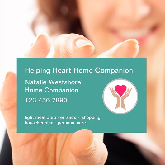 Helping Home Companion-service Visitekaartje