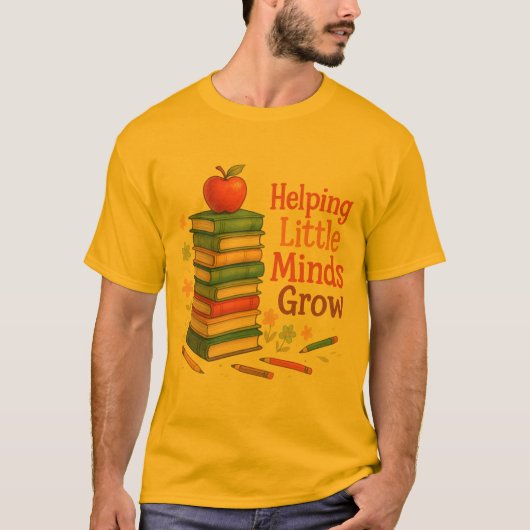 Helping Little Minds Grow - Kids Books T-Shirt (Voorkant)