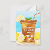 Helping You is mijn Special Tea Pop door Notitiekaartje (Voorkant)