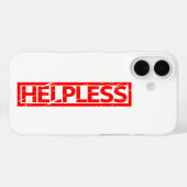 Helpless Stamp Case-Mate iPhone Case (Achterkant (horizontaal))