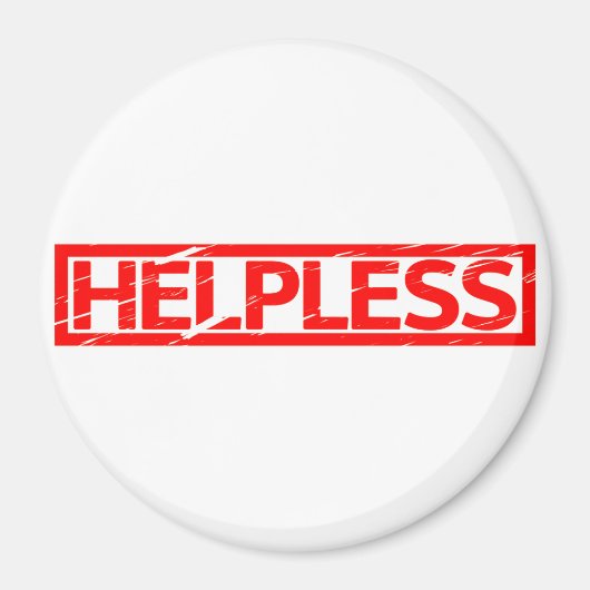 Helpless Stamp Magneet (Voorkant)