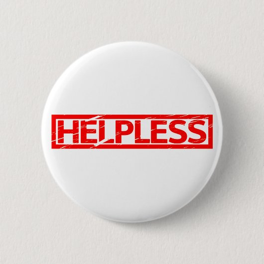 Helpless Stamp Ronde Button 5,7 Cm (Voorkant)