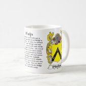 Helpt gezinskabel van de mok van wapens (Voorkant rechts)