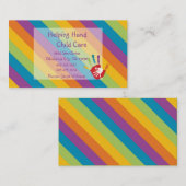 Helpt het Visitekaartje van de HandZorg van het Ki (Voorkant / Achterkant)