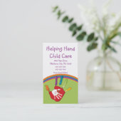 Helpt het Visitekaartje van de HandZorg van het Ki (Staand voorkant)