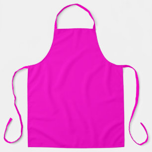 Helroze effen kleur schort