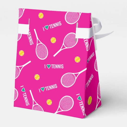 Helroze, ik hou van tennis bedankdoosjes (Achterkant)