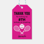 Helroze, ik hou van tennis cadeaulabel (Voorkant)