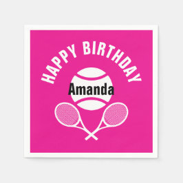 Helroze, ik hou van tennis servet