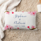 Helroze Kersenbloesem Kussen (Deken)