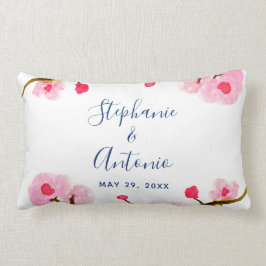 Helroze Kersenbloesem Kussen