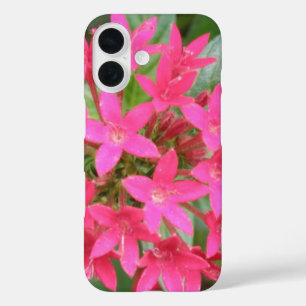 Helroze tropische bloemen iPhone 16 hoesje