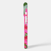Helroze tropische bloemen Case-Mate iPhone case (Achterkant / Links)