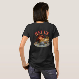 Hel's pre-Raphaelite backdesign T-shirt