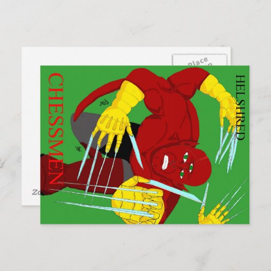 Helshred briefkaart (Voorkant / Achterkant)