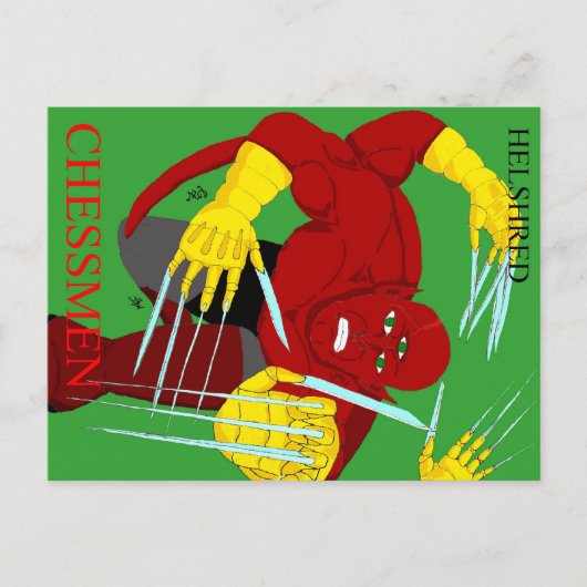 Helshred briefkaart (Voorkant)