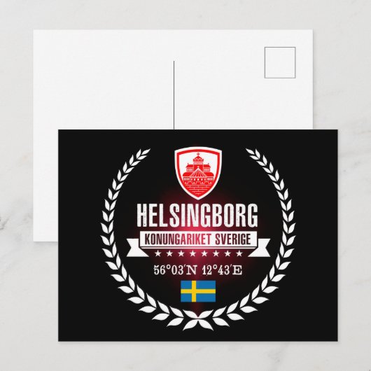 Helsingborg Briefkaart (Voorkant / Achterkant)