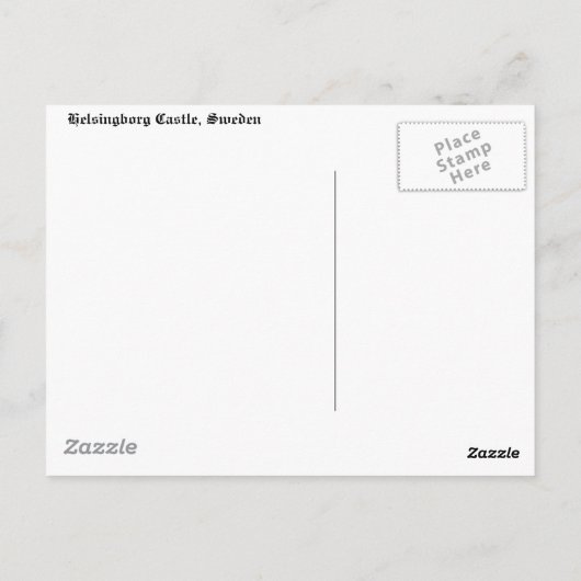 Helsingborg Castle - Zweden Briefkaart (Achterkant)