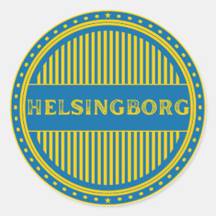 Helsingborg City Pride Embleem – Zweedse identitei Ronde Sticker