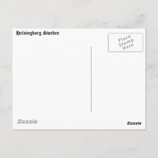 Helsingborg Zweden Briefkaart (Achterkant)