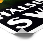 Helsingborg Zweden Poster van oud reizen (Hoek)