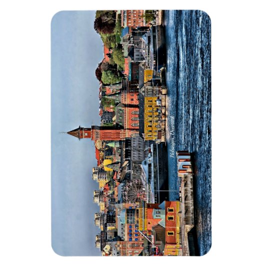Helsingor, Denemarken, landschapsfoto Magneet (Verticaal)