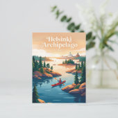 Helsinki-archipel Finland Briefkaart (Staand voorkant)