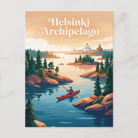 Helsinki-archipel Finland Briefkaart (Voorkant)