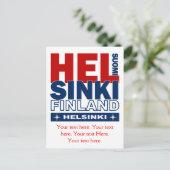 Helsinki-briefkaart - aanpasbaar briefkaart (Staand voorkant)