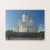 Helsinki Cathedraal uitzicht puzzel Legpuzzel (Horizontaal)