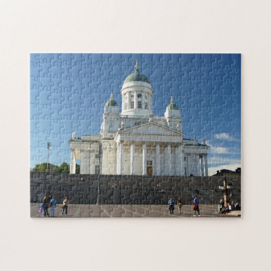 Helsinki Cathedraal uitzicht puzzel Legpuzzel (Horizontaal)