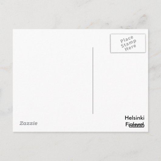 Helsinki Cathedral Briefkaart (Achterkant)