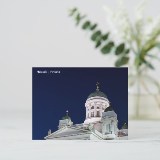 Helsinki Cathedral Briefkaart (Staand voorkant)