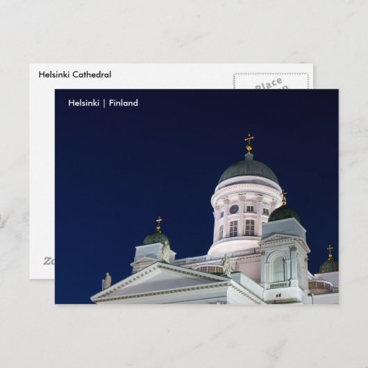 Helsinki Cathedral Briefkaart (Voorkant / Achterkant)
