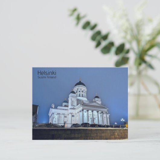 Helsinki Cathedral Briefkaart (Staand voorkant)