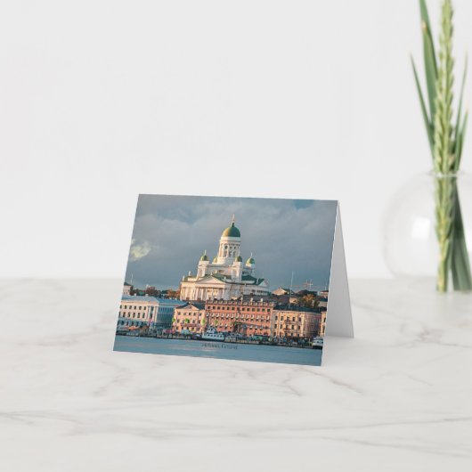 Helsinki Cathedral, Finland; Kaart (Voorkant)