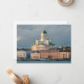 Helsinki Cathedral, Finland Notitiekaartje (Voorkant / Achterkant in situ)