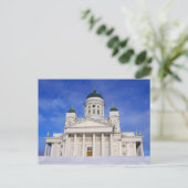 Helsinki Cathedral Tuomiokirkko in het Briefkaart (Staand voorkant)