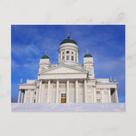 Helsinki Cathedral Tuomiokirkko in het Briefkaart (Voorkant)