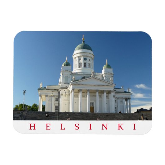 Helsinki Cathedral-uitzicht Magneet (Horizontaal)