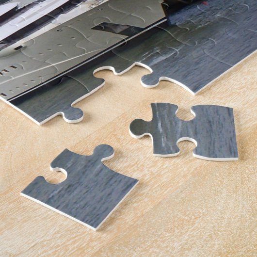 Helsinki-cityscape met Helsinki-kathedraal Legpuzzel (Zijkant)