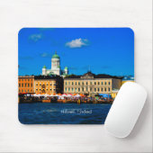Helsinki Cityscape Muismat (Met muis)