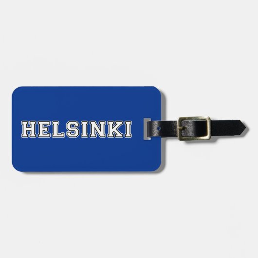 Helsinki Finland Bagagelabel (Voorkant horizontaal)