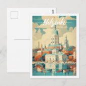 Helsinki Finland Beroemde Reisplaats Briefkaart (Voorkant / Achterkant)